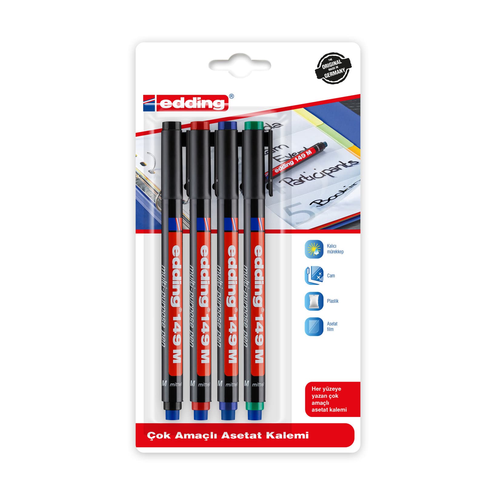 Asetat Kalemi 12'li Set