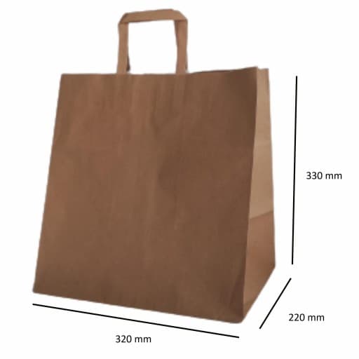 Kraft Kağıt Torba 50'li